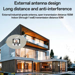 Yesido KM27 4.3 inch TFT Screen 2.4G Wireless Video Intercom Doorbell, Plug: UK Plug - Trustpick