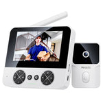 Yesido KM27 4.3 inch TFT Screen 2.4G Wireless Video Intercom Doorbell, Plug: UK Plug - Trustpick