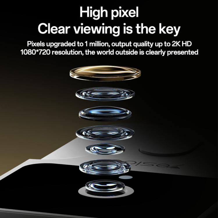 Yesido KM27 4.3 inch TFT Screen 2.4G Wireless Video Intercom Doorbell, Plug: UK Plug - Trustpick