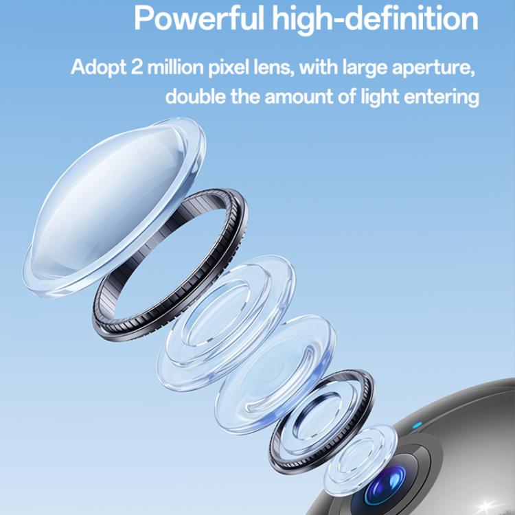 Yesido KM28 5 inch LCD Screen 2.4G WiFi Baby Monitor Care Camera, Plug: UK Plug - Trustpick