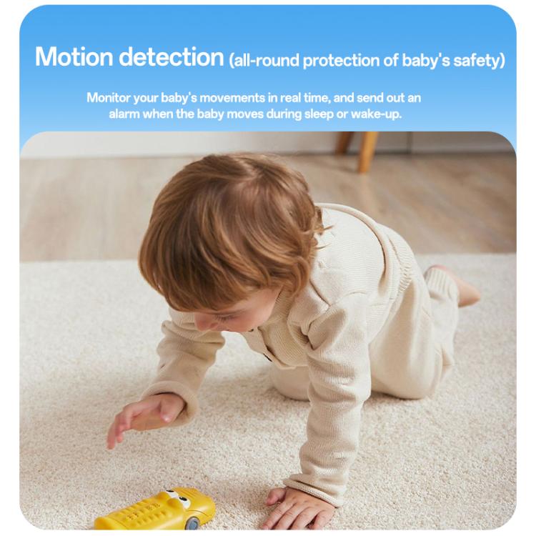 Yesido KM28 5 inch LCD Screen 2.4G WiFi Baby Monitor Care Camera, Plug: UK Plug - Trustpick