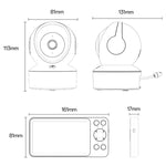 Yesido KM28 5 inch LCD Screen 2.4G WiFi Baby Monitor Care Camera, Plug: UK Plug - Trustpick