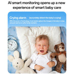 Yesido KM28 5 inch LCD Screen 2.4G WiFi Baby Monitor Care Camera, Plug: UK Plug - Trustpick