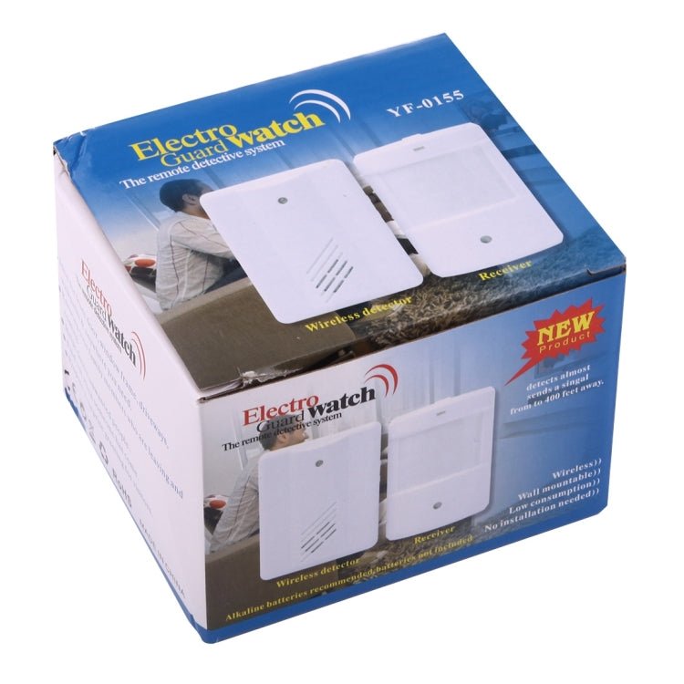 YF - 0155 Good Safe Wireless Electro Guard Watch Remote Detective System Kit for Home Office, 1 x Receiver + 1 x Detector - Trustpick