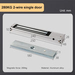 YH - 280M Single Door Magnetic Lock With Mortise Mount (280kg) - Trustpick