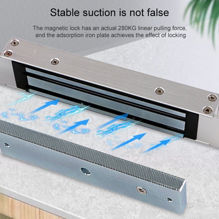 YH - 280M Single Door Magnetic Lock With Mortise Mount (280kg) - Trustpick