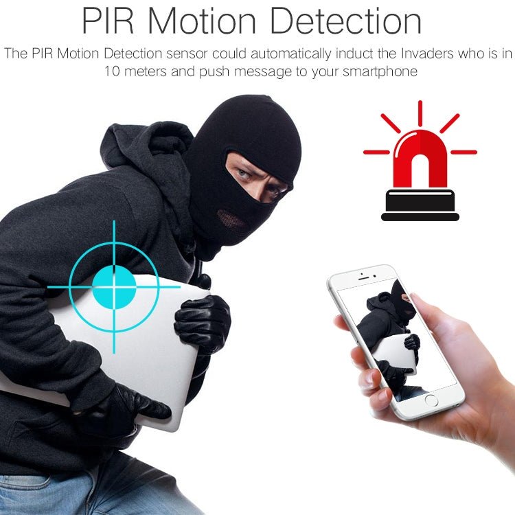 YS - Y4 1080P HD Solar Wifi Battery Camera, Support Motion Detection & Infrared Night Vision & SD Card(Max 32GB) - Trustpick