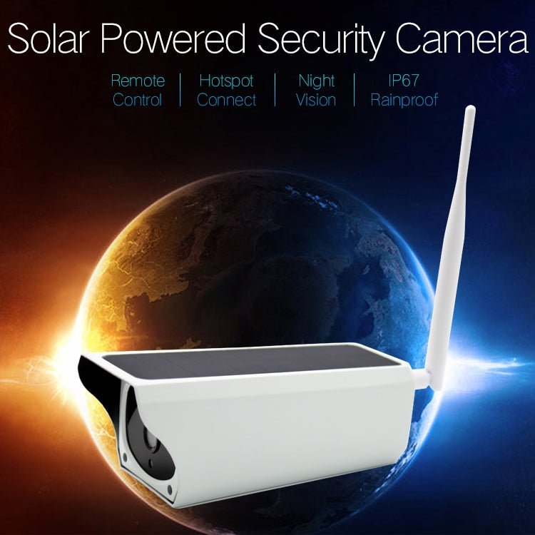 YS - Y4 1080P HD Solar Wifi Battery Camera, Support Motion Detection & Infrared Night Vision & SD Card(Max 32GB) - Trustpick