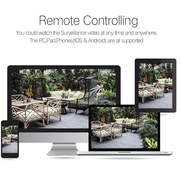 YS - Y4 1080P HD Solar Wifi Battery Camera, Support Motion Detection & Infrared Night Vision & SD Card(Max 32GB) - Trustpick