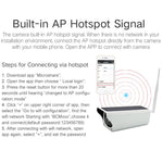 YS - Y4 1080P HD Solar Wifi Battery Camera, Support Motion Detection & Infrared Night Vision & SD Card(Max 32GB) - Trustpick