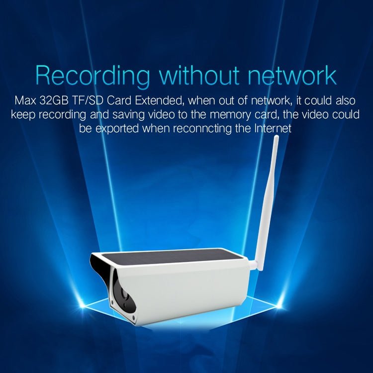 YS - Y4 1080P HD Solar Wifi Battery Camera, Support Motion Detection & Infrared Night Vision & SD Card(Max 32GB) - Trustpick