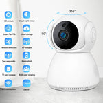YT24 V380 1.0MP Pan - tilt IP Camera WiFi Smart Security Camera, Support TF Card / Two - way Audio / Motion Detection / Night Vision - Trustpick
