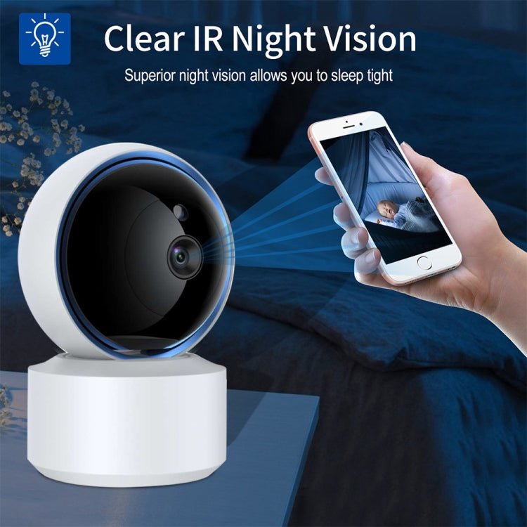 YT50 - 2 3.0MP 360 Rotation IP Camera WiFi Smart Security Camera, Support TF Card / Two - way Audio / Motion Detection / Night Vision - Trustpick