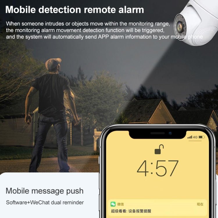 YT53 3MP Indoor HD Surveillance Wireless PTZ Camera - Trustpick