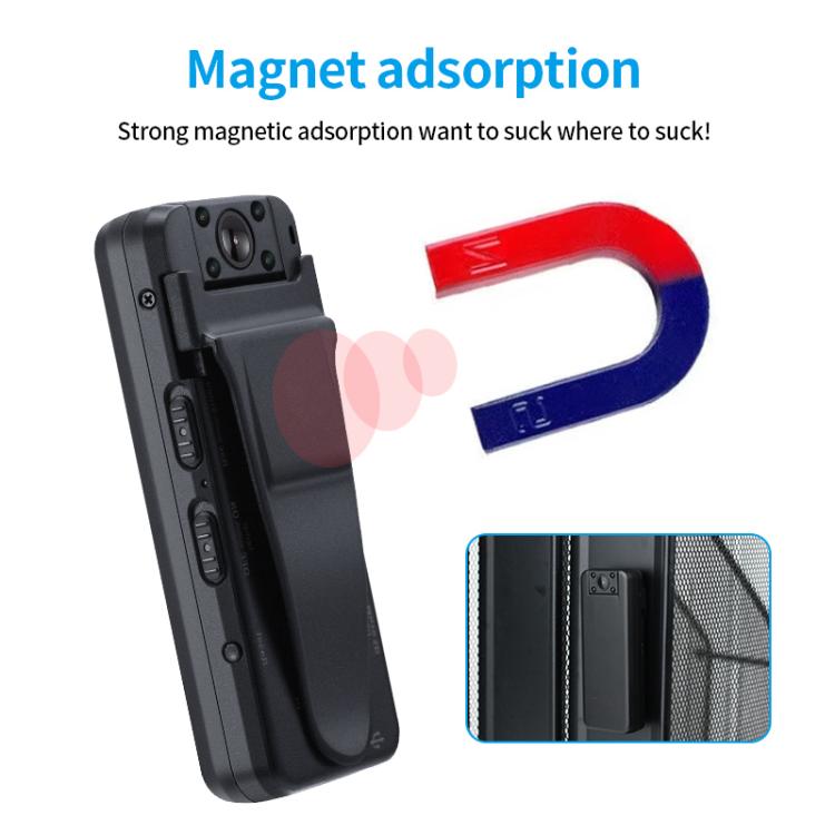 Z7 1080P HD Night Vision Magnetic Video Recorder with Back Clip - Trustpick