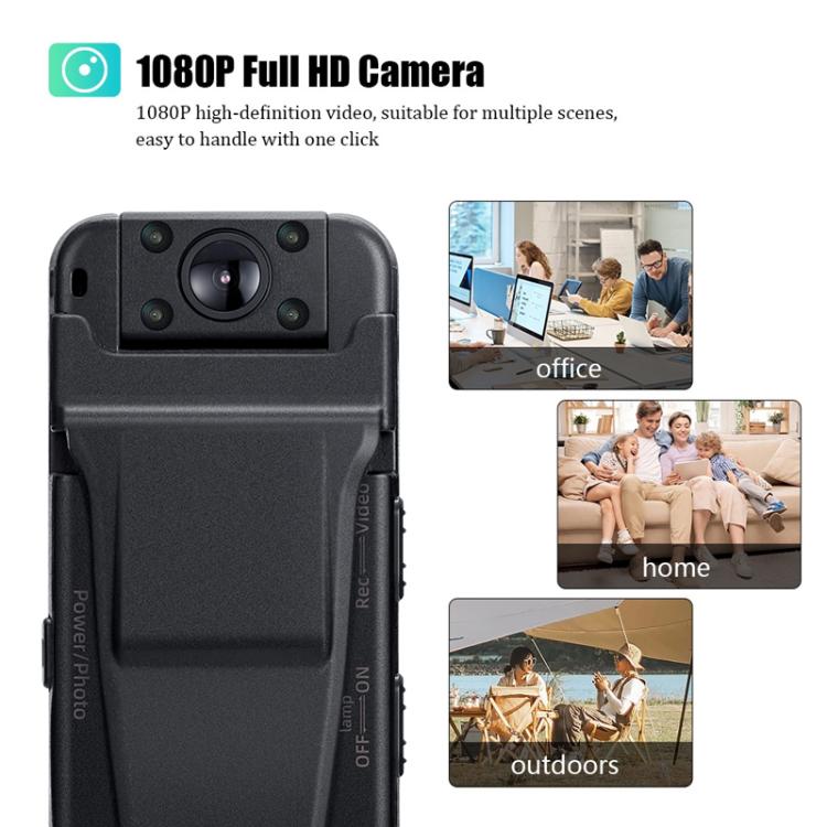 Z7 1080P HD Night Vision Magnetic Video Recorder with Back Clip - Trustpick