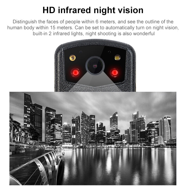 ZF902 HD 2.0 inch Display IP56 Waterproof Mini DVR Law Enforcement Recorder with Night Vision & 32GB TF Card - Trustpick